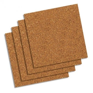 Quartet 12" x 12" Cork Self-Stick Panels