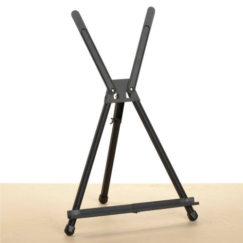 Quartet 14" Tabletop Black Aluminum Display Easel - BSTT2430