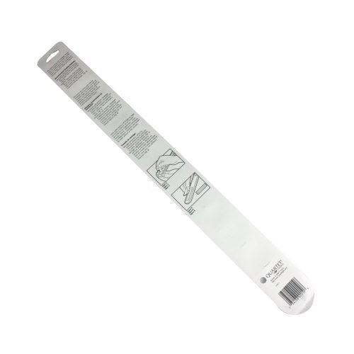 Quartet 18" Long Bulletin Bar II with Black Plastic Frame - 2350-1