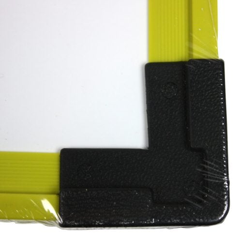 Quartet 36" x 24" Industrial Magnetic Whiteboard with Yellow Plastic Frame- 724125