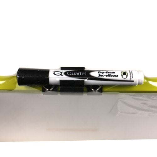 Quartet 72" x 48" Industrial Magnetic Whiteboard with Yellow Aluminum Frame- 724127