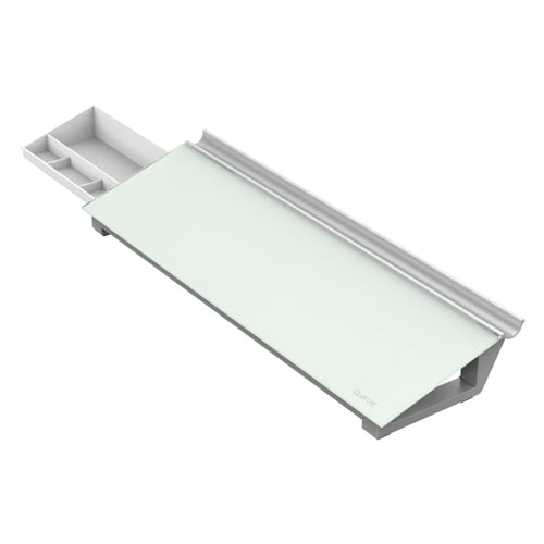 Quartet 18" x 6" Glass Dry-Erase Desktop Computer Pad - GDP186