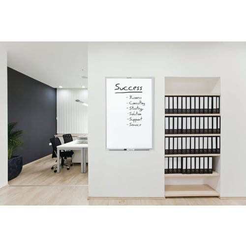 Quartet 2' x 1.5' Standard Magnetic Whiteboard with Silver Frame - SM531