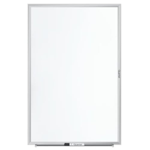 Quartet 2' x 1.5' Standard Magnetic Whiteboard with Silver Frame - SM531