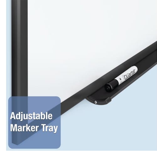 Quartet 2' x 1.5' Standard Magnetic Whiteboard with Black Frame - SM531B