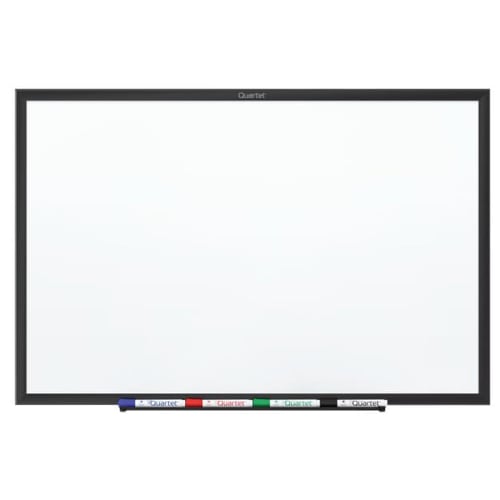 Quartet 2' x 1.5' Standard Magnetic Whiteboard with Black Frame - SM531B