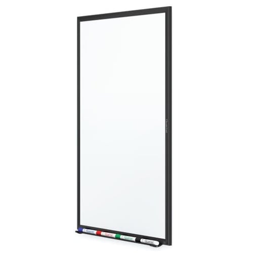 Quartet 2' x 1.5' Standard Magnetic Whiteboard with Black Frame - SM531B