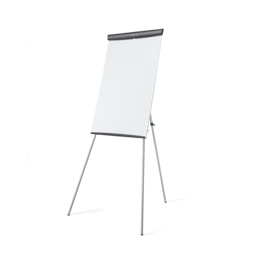 Quartet 3' x 2' Melamine Whiteboard  Presentation Tripod Easel - ET32EU