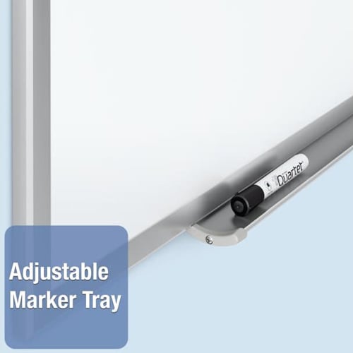 Quartet 3' x 2' Standard Magnetic Whiteboard with Silver Frame - SM533