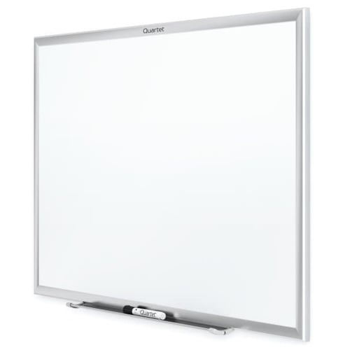 Quartet 3' x 2' Standard Magnetic Whiteboard with Silver Frame - SM533