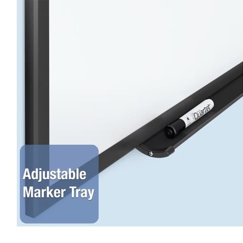Quartet 3' x 2' Standard Magnetic Whiteboard with Black Frame - SM533B