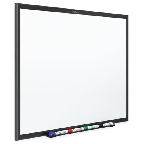 Quartet 3' x 2' Standard Magnetic Whiteboard with Black Frame - SM533B