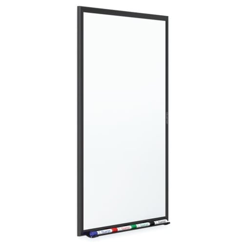 Quartet 3' x 2' Standard Magnetic Whiteboard with Black Frame - SM533B