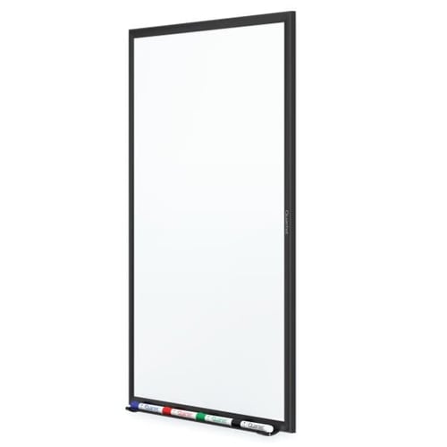 Quartet 3' x 2' Standard Magnetic Whiteboard with Black Frame - SM533B