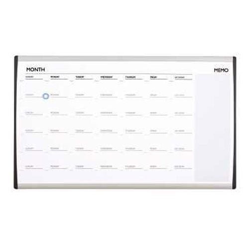 Quartet 30" x 18" ARC Magnetic Whiteboard Calendar ARCCP3018