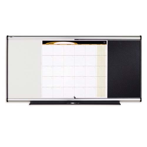 Quartet 35" x 24" Prestige 3-In-1 Combination Board -CBD543A