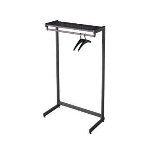 Quartet 36" Black One Shelf Garment Rack - 20213