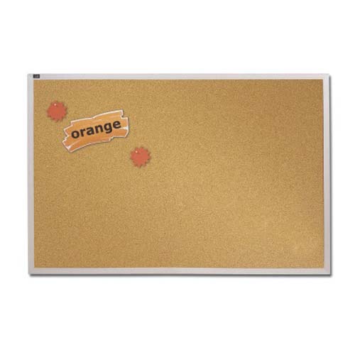 Quartet 4' x 10' Natural Cork Bulletin Board - ECKA410
