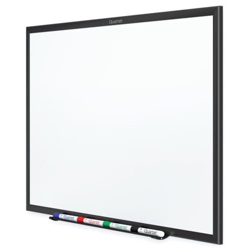 Quartet 4' x 3' Standard Magnetic Whiteboard with Black Frame - SM534B