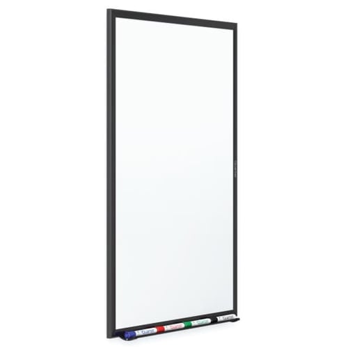 Quartet 4' x 3' Standard Magnetic Whiteboard with Black Frame - SM534B