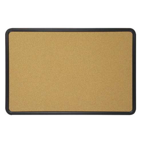 Quartet 4' x 3' Contour Cork Bulletin Board - 699175