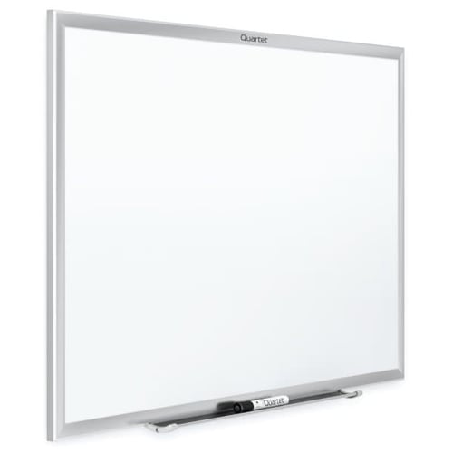 Quartet 4' x 3' Standard Magnetic Whiteboard with Silver Frame - SM534