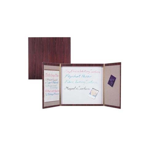 Quartet 4' x 4' Mahogany Laminate Conference Room Cabinet - 878