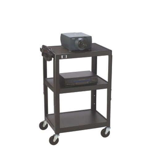 Quartet 42" Adjustable Height AV Cart - 88242