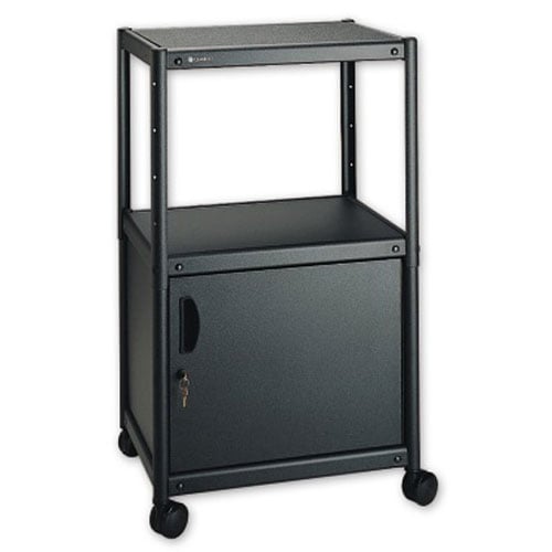 Quartet 42" Adjustable Height AV Cart with Cabinet - 88342