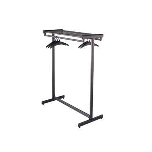 Quartet 48" Double Sided Black Garment Rack - 20314