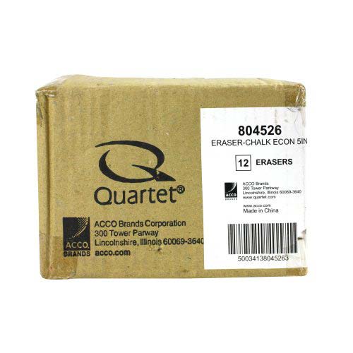 Quartet 5" x 2" x 1" BoardGear Felt Chalk Eraser - 804526 - Clearance Sale