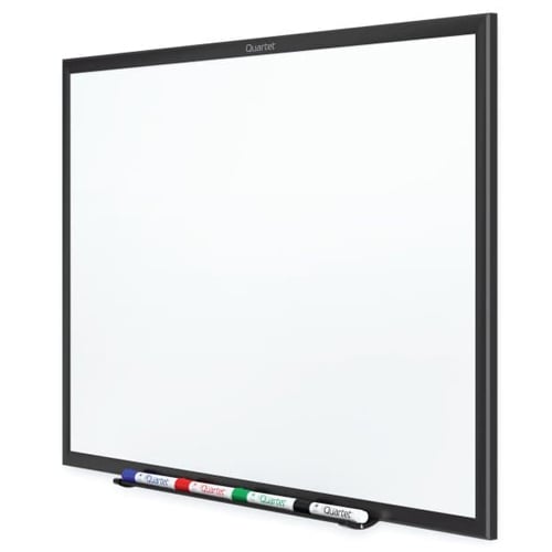 Quartet 5' x 3' Standard Magnetic Whiteboard with Black Frame - SM535B