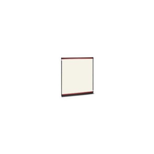 Quartet 5' x 4' Adobe Vinyl Tack Board with Mahogany Frame