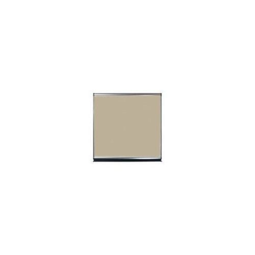 Quartet 5' x 4' Wheat Vinyl Tack Board with Aluminum Frame