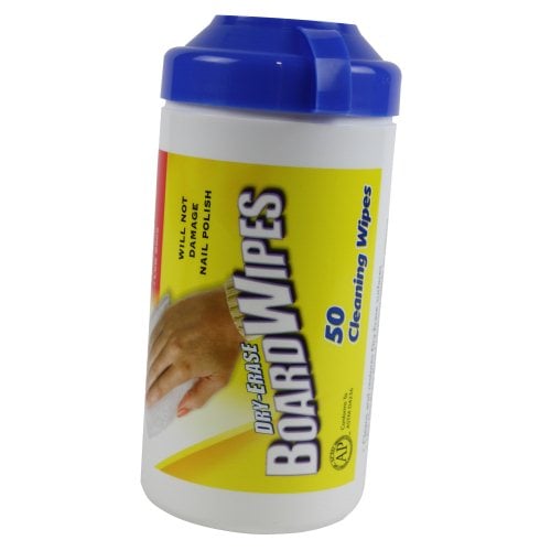 Quartet 50-Count BoardWipes Dry-Erase Cleaning Wipes - 52-180032Q - Clearance Sale