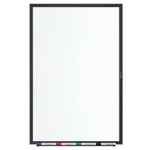 Quartet 6' x 4' Standard Magnetic Whiteboard with Black Frame - SM537B