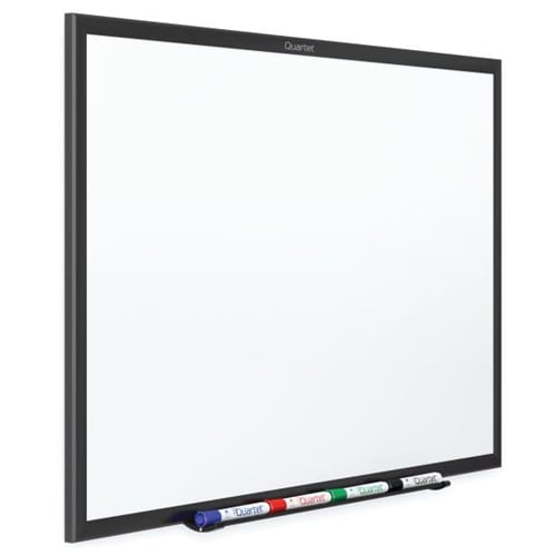 Quartet 6' x 4' Standard Magnetic Whiteboard with Black Frame - SM537B