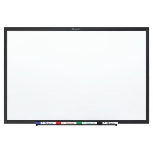 Quartet 6' x 4' Standard Magnetic Whiteboard with Black Frame - SM537B