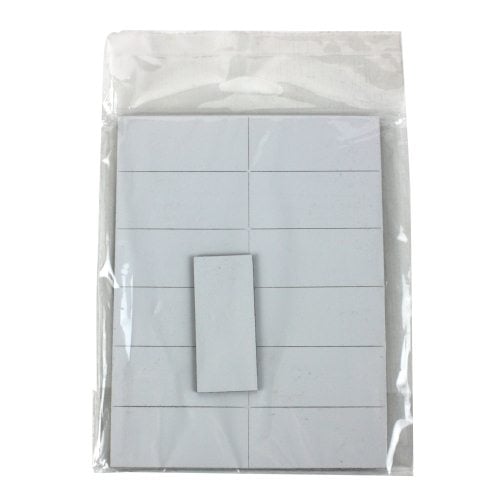 Quartet 7/8" x 2" White Magnetic Strips 25pk - MWS - Clearance Sale