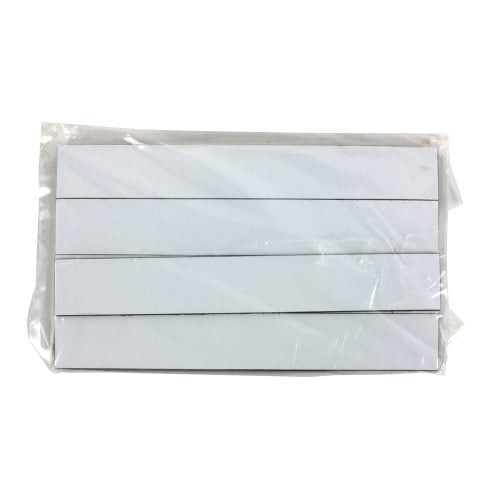 Quartet 7/8" x 6" White Magnetic Strips 25pk - MWS6