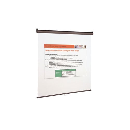 Quartet 70" x 70" Wall or Ceiling Mount Projection Screen - 670S
