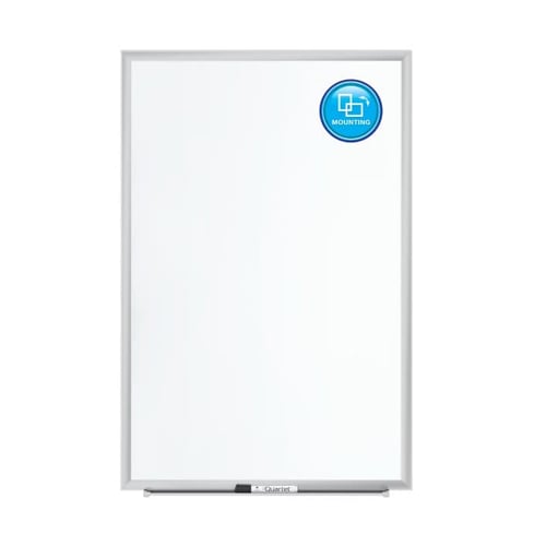Quartet Premium DuraMax Porcelain Magnetic Whiteboards with Silver Aluminum Frame