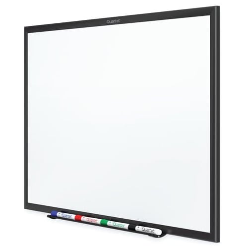 Quartet 8' x 4' Standard Magnetic Whiteboard with Black Frame - SM538B