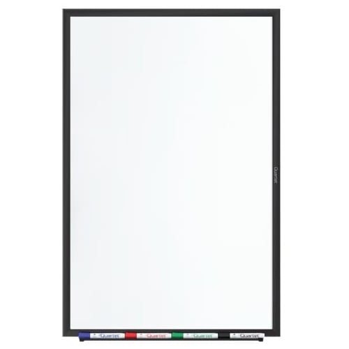 Quartet 8' x 4' Standard Magnetic Whiteboard with Black Frame - SM538B