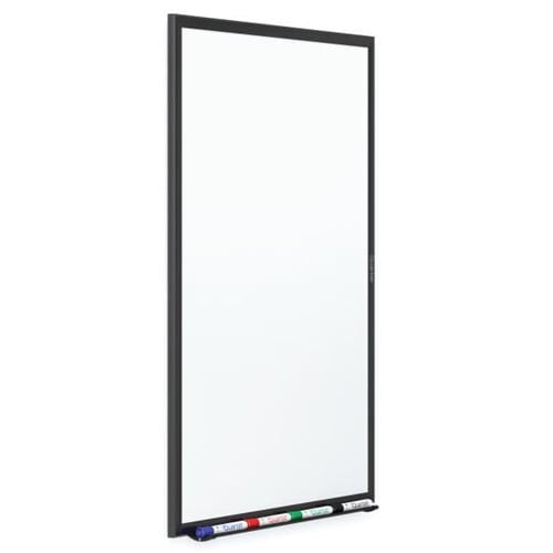 Quartet 8' x 4' Standard Magnetic Whiteboard with Black Frame - SM538B