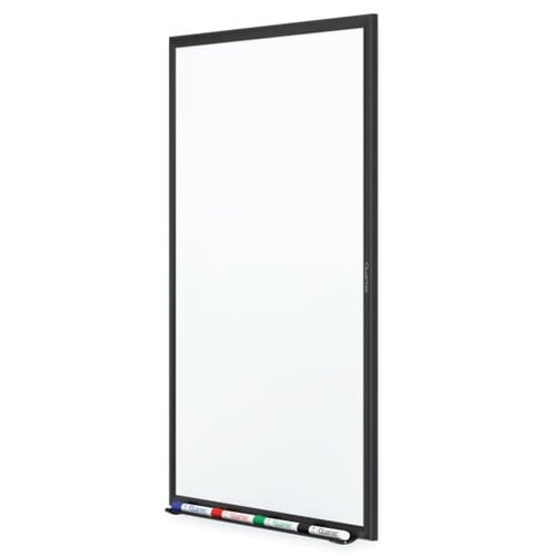 Quartet Standard Magnetic Whiteboard with Black Frame