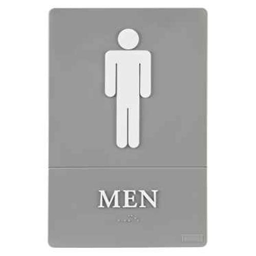 Quartet ADA Compliant Mens Restroom Sign - 01418