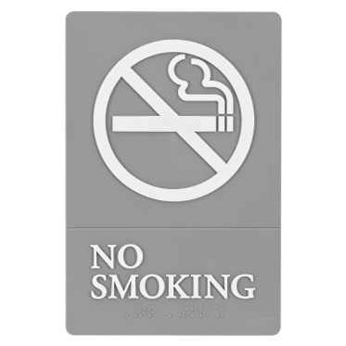 Quartet ADA Compliant No Smoking Sign - 01412