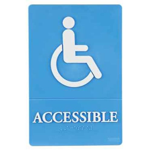 Quartet ADA Compliant Wheelchair Accessible Sign - 01409