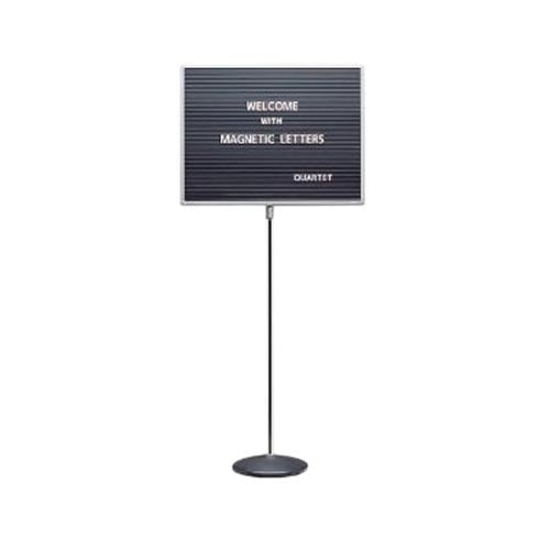 Quartet Adjustable Single Pedestal Letter Board